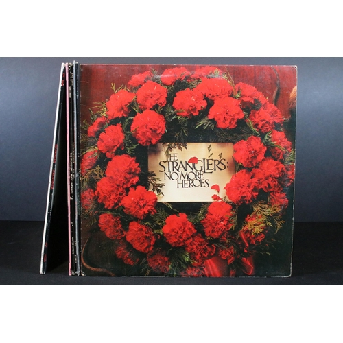 503 - Vinyl - 8 The Stranglers LPs to include No More Heroes, IV, The Raven, Feline, Black & White, La Fol... 
