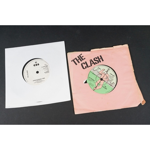 516 - Vinyl - 17 The Clash original UK 7” singles to include: White Riot, Remote Control, Complete Control... 