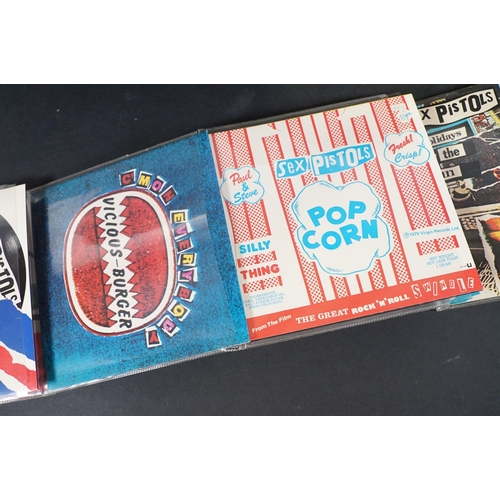 517 - Vinyl - Punk - Sex Pistols – Pistols Pack, 6 yellow labels 7” singles pack on Virgin Records - SEX 1... 