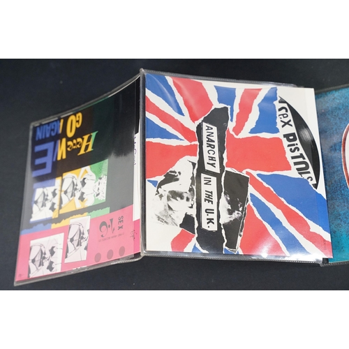 517 - Vinyl - Punk - Sex Pistols – Pistols Pack, 6 yellow labels 7” singles pack on Virgin Records - SEX 1... 
