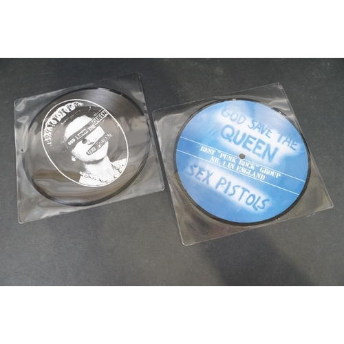 519 - Vinyl - Punk - Sex Pistols, 5 different picture disc 7” re-issue singles of “God Save The Queen” inc... 