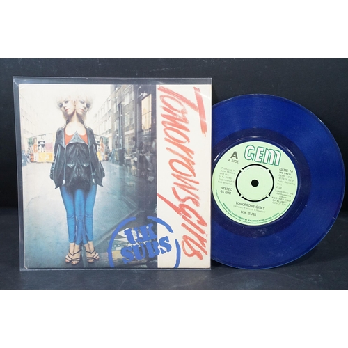 526 - Vinyl - 7 U.K. Subs original UK 7” singles to include: C.I.D. (City Records – NIK 5, 1978) EX- / VG,... 