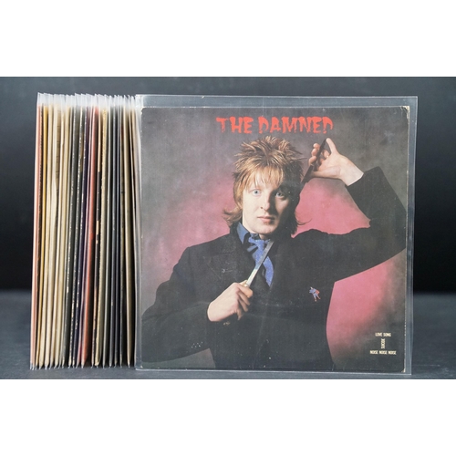 532 - Vinyl - 26 1st generation Punk 7” singles to include: The Damned x 5 (including red vinyl), Stiff Li... 