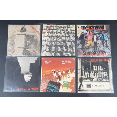 532 - Vinyl - 26 1st generation Punk 7” singles to include: The Damned x 5 (including red vinyl), Stiff Li... 