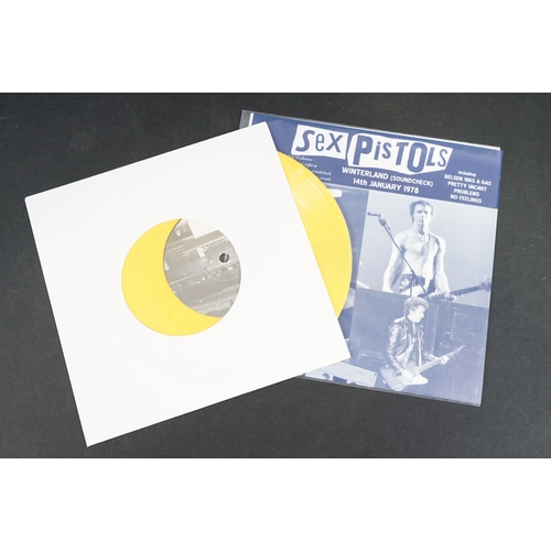 533 - Vinyl - Punk - Sex Pistols, 6 different coloured vinyl UK 2013 7” singles of  Winterland (Soundcheck... 