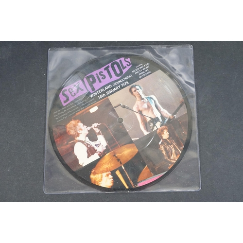 533 - Vinyl - Punk - Sex Pistols, 6 different coloured vinyl UK 2013 7” singles of  Winterland (Soundcheck... 