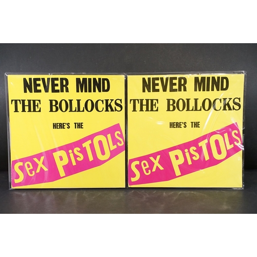 608 - Vinyl - 2 Sex Pistols limited edition 1990 Australasia coloured vinyl re-issue LP’s of: Never Mind T... 