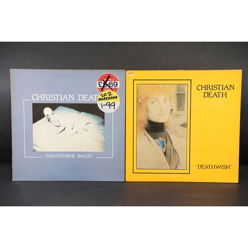 613 - Vinyl - Goth / Industrial - Christian Death 2 LP’s to include: Catastrophe Ballet (L'Invitation Au S... 