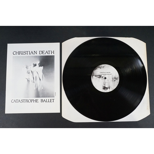 613 - Vinyl - Goth / Industrial - Christian Death 2 LP’s to include: Catastrophe Ballet (L'Invitation Au S... 