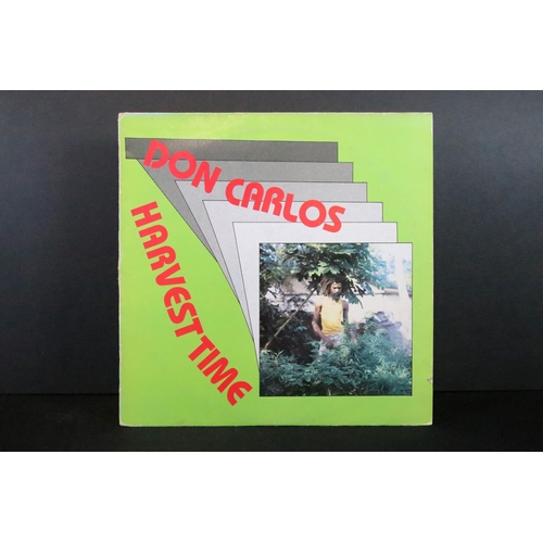 652 - Vinyl - Roots Reggae - Don Carlos – Harvest Time, LP on Negus Roots Records – NERLP 005, original UK... 