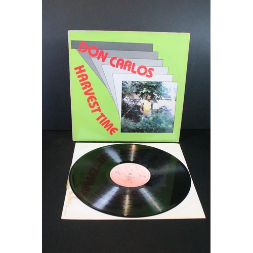 652 - Vinyl - Roots Reggae - Don Carlos – Harvest Time, LP on Negus Roots Records – NERLP 005, original UK... 