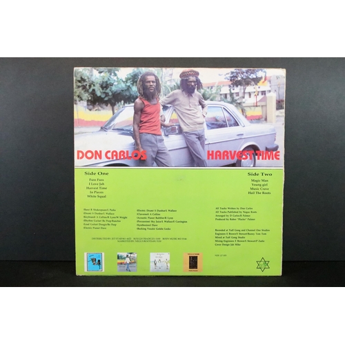 652 - Vinyl - Roots Reggae - Don Carlos – Harvest Time, LP on Negus Roots Records – NERLP 005, original UK... 