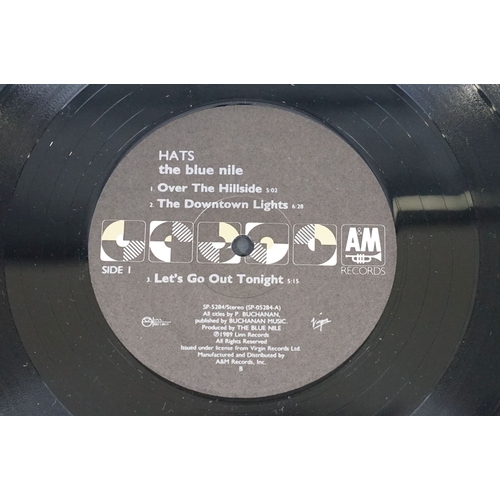 70 - Vinyl - The Blue Nile Hats LP US pressing on A&M Records SP-5284. Vg+/Ex