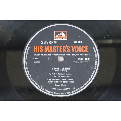 90 - Vinyl - Free Jazz / Hard Bop - John Coltrane – A Love Supreme, LP on His Master's Voice – CSD 1605, ... 
