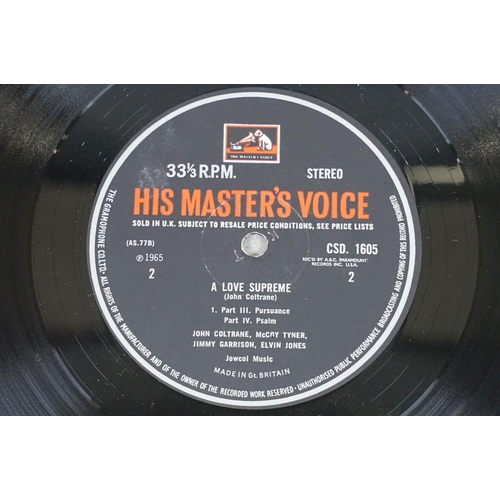90 - Vinyl - Free Jazz / Hard Bop - John Coltrane – A Love Supreme, LP on His Master's Voice – CSD 1605, ... 