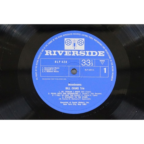 95 - Vinyl - Cool Jazz / Post Bop - The Bill Evans Trio ‎– Moon Beams LP on Riverside Records ‎– RLP 428,... 