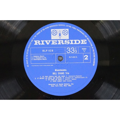 95 - Vinyl - Cool Jazz / Post Bop - The Bill Evans Trio ‎– Moon Beams LP on Riverside Records ‎– RLP 428,... 