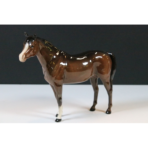 24 - Beswick horse figurines to include Exmoor example (2)