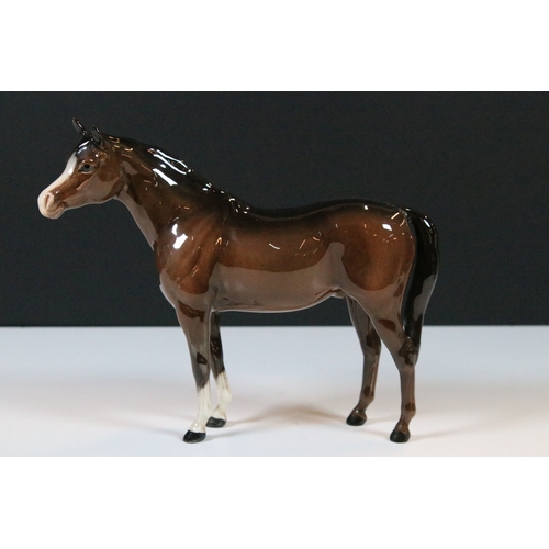24 - Beswick horse figurines to include Exmoor example (2)