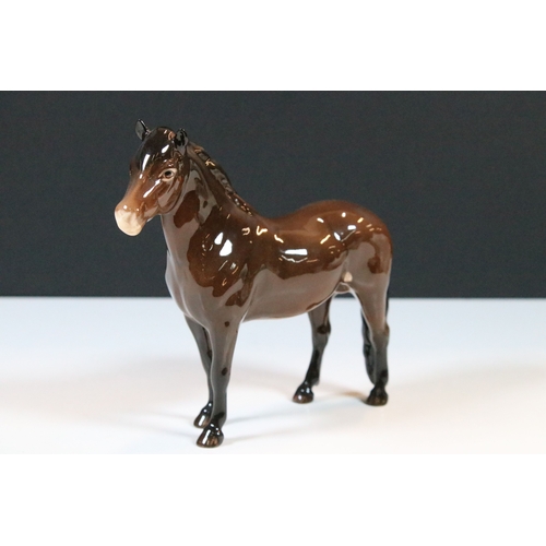 24 - Beswick horse figurines to include Exmoor example (2)
