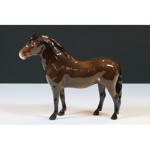 24 - Beswick horse figurines to include Exmoor example (2)