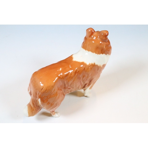 42 - Beswick 'Lochinvar of Lady Park' porcelain collie dog figurine together with Cairn Terrier and West ... 