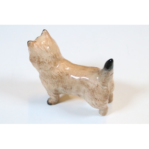 42 - Beswick 'Lochinvar of Lady Park' porcelain collie dog figurine together with Cairn Terrier and West ... 