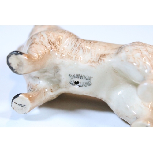 42 - Beswick 'Lochinvar of Lady Park' porcelain collie dog figurine together with Cairn Terrier and West ... 