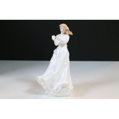 52 - Group of Royal Doulton figurines to include various 'Pamela' versions HN 3223, HN 3756 and HN 2479, ... 