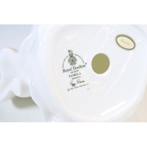 52 - Group of Royal Doulton figurines to include various 'Pamela' versions HN 3223, HN 3756 and HN 2479, ... 