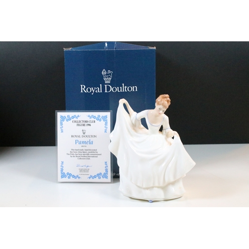 52 - Group of Royal Doulton figurines to include various 'Pamela' versions HN 3223, HN 3756 and HN 2479, ... 