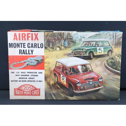Boxed Airfix Monte Carlo Rally Motor Racing set, appearing unused ...