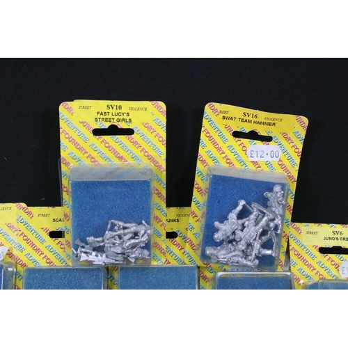 Foundry Miniatures - Street Violence Adventure - 10 Figurines - Peinture Jeu
