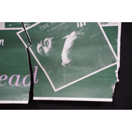 10 - Memorabilia - The Smiths original UK 1986 promo billboard poster for the album “The Queen Is Dead” i... 