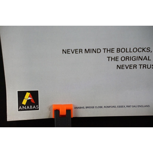 17 - Memorabilia - Sex Pistols Discography original 1989 promo poster. 24