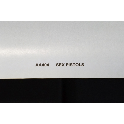 17 - Memorabilia - Sex Pistols Discography original 1989 promo poster. 24