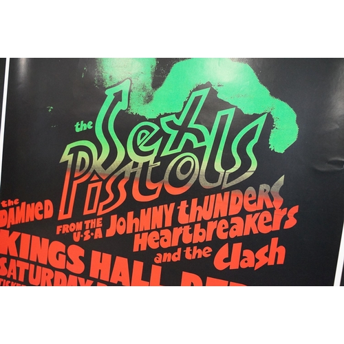 18 - Memorabilia - 3 Sex Pistols posters to include: Jubilee 2002 promo poster, 20” x 30” / 51cm x 76cm. ... 
