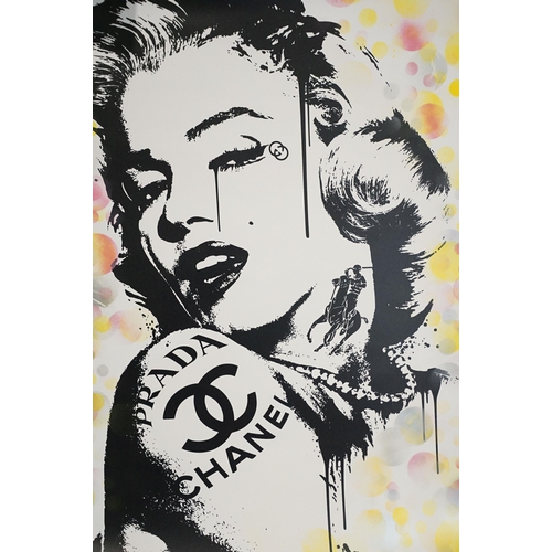 19 - Memorabilia - 6 Punk prints / Art prints by Chris Boyle to include: Sid Vicious Only Love Beer + Mir... 