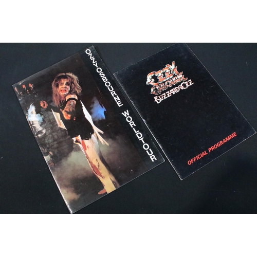 28 - Memorabilia - 19 mainly 1980/1981 Rock / Metal programmes / brochures to include Motorhead x 2 (1978... 