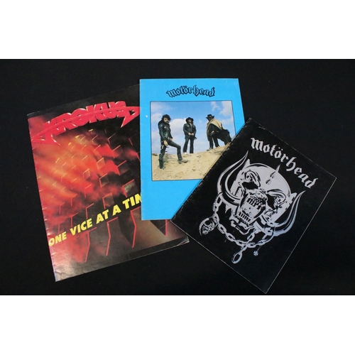 28 - Memorabilia - 19 mainly 1980/1981 Rock / Metal programmes / brochures to include Motorhead x 2 (1978... 