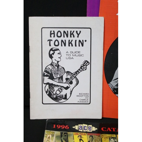 29 - Memorabilia - Various record company catalogues including Topic, Island, Argo, Arhoolie, Sun, Ska To... 