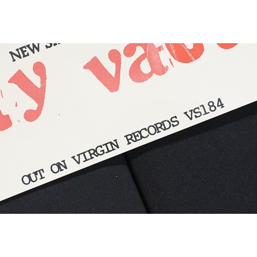 3 - Memorabilia - Sex Pistols original UK 1977 promo shop banner poster for the single “Pretty Vacant” i... 