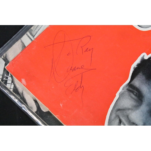 30 - Memorabilia - Various items to include Little Richard 1963 tour programme signed three times by Duan... 