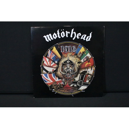 33 - Vinyl & Memorabilia - Promotional copy of Motorhead 1916 LP, along with an order of service from the... 