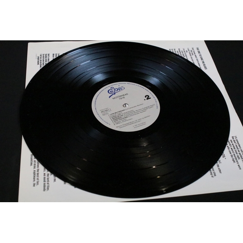 33 - Vinyl & Memorabilia - Promotional copy of Motorhead 1916 LP, along with an order of service from the... 