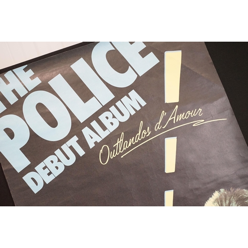 4 - Memorabilia - The Police original UK 1978 promo poster for their debut album 