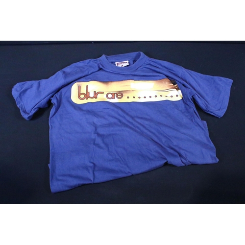49 - Memorabilia - 3 vintage music t-shirts to include Blur 1997 tour (size L), REM 1995 Monster tour (si... 