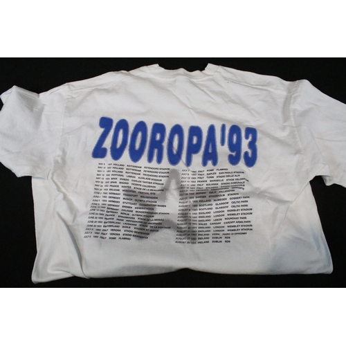 49 - Memorabilia - 3 vintage music t-shirts to include Blur 1997 tour (size L), REM 1995 Monster tour (si... 