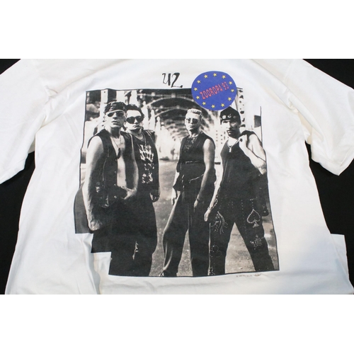 49 - Memorabilia - 3 vintage music t-shirts to include Blur 1997 tour (size L), REM 1995 Monster tour (si... 