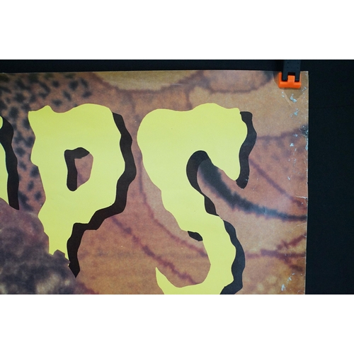 5 - Memorabilia -  The Cramps original UK 1990 promo billboard European Tour Poster with Bikini Girls Wi... 